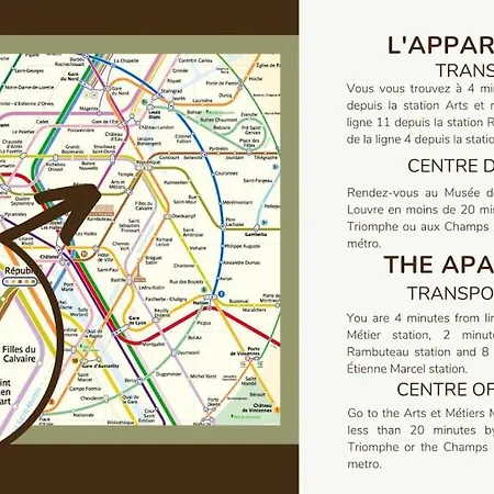 2 # 2 Sdb # Le Marais # 3 Апартаменты *